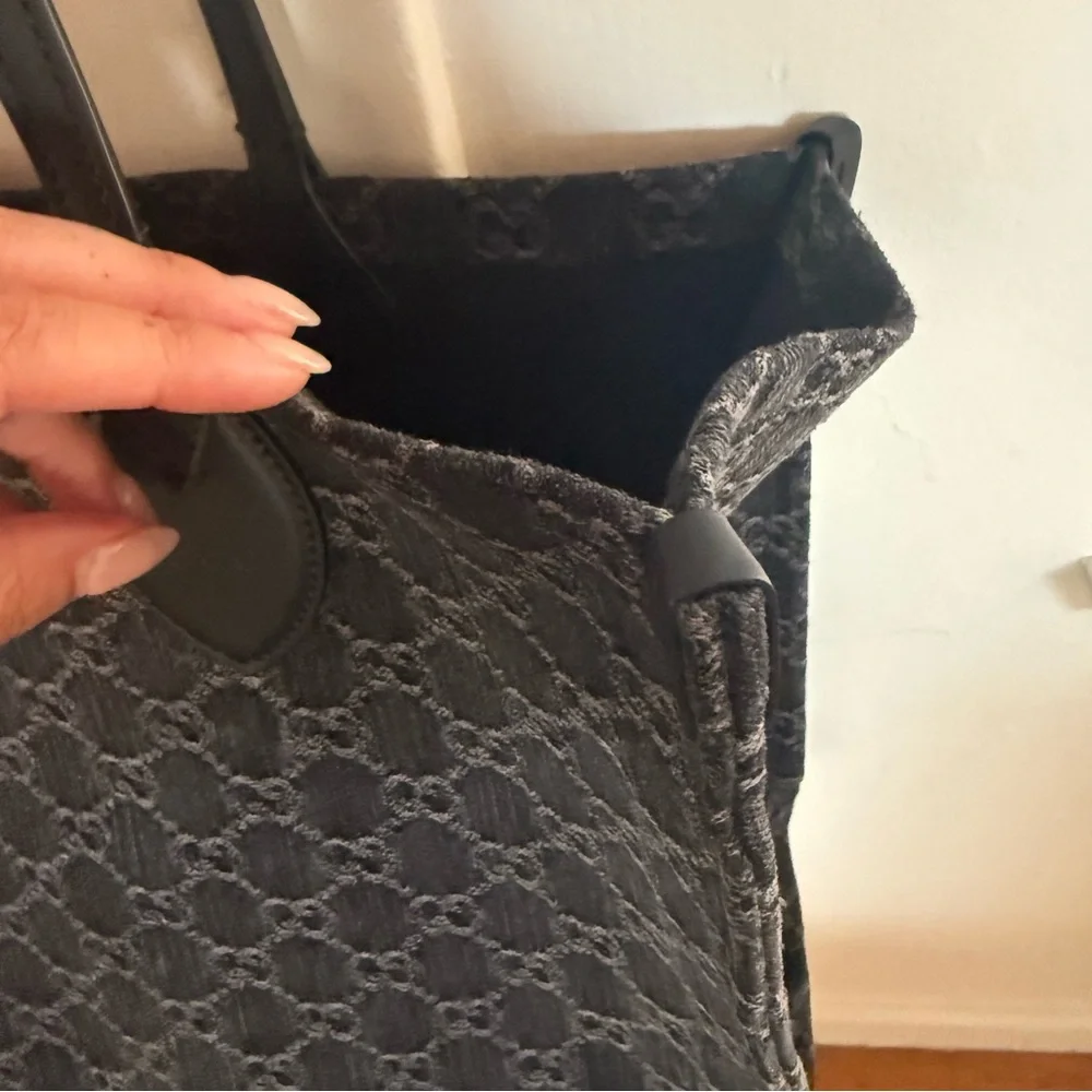 Gucci Ophidia Shopper Tote GG Black Denim - Large